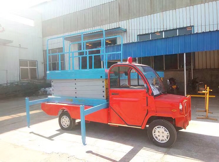 車載式升降機從廣東發出 車載式升降機